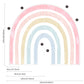 Extra Large Fabric Spectacular Rainbow Wall Stickers - Fansee Australia