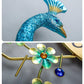 Gorgeous Large Peacock Wall Clock - Fansee Australia
