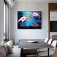 Flamingo In The Water Painting With Diamonds Kit - Fansee Australia