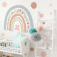 Removable Eco-friendly Floral Rainbow Wall Stickers - Fansee Australia