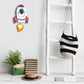 Flying Rocket Wall Clock For Kid's Room - artwallmelbourne