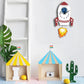 Flying Rocket Wall Clock For Kid's Room - artwallmelbourne