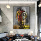 Football Legend Ronaldo and Messi Canvas Print (70x100cm) - Fansee Australia