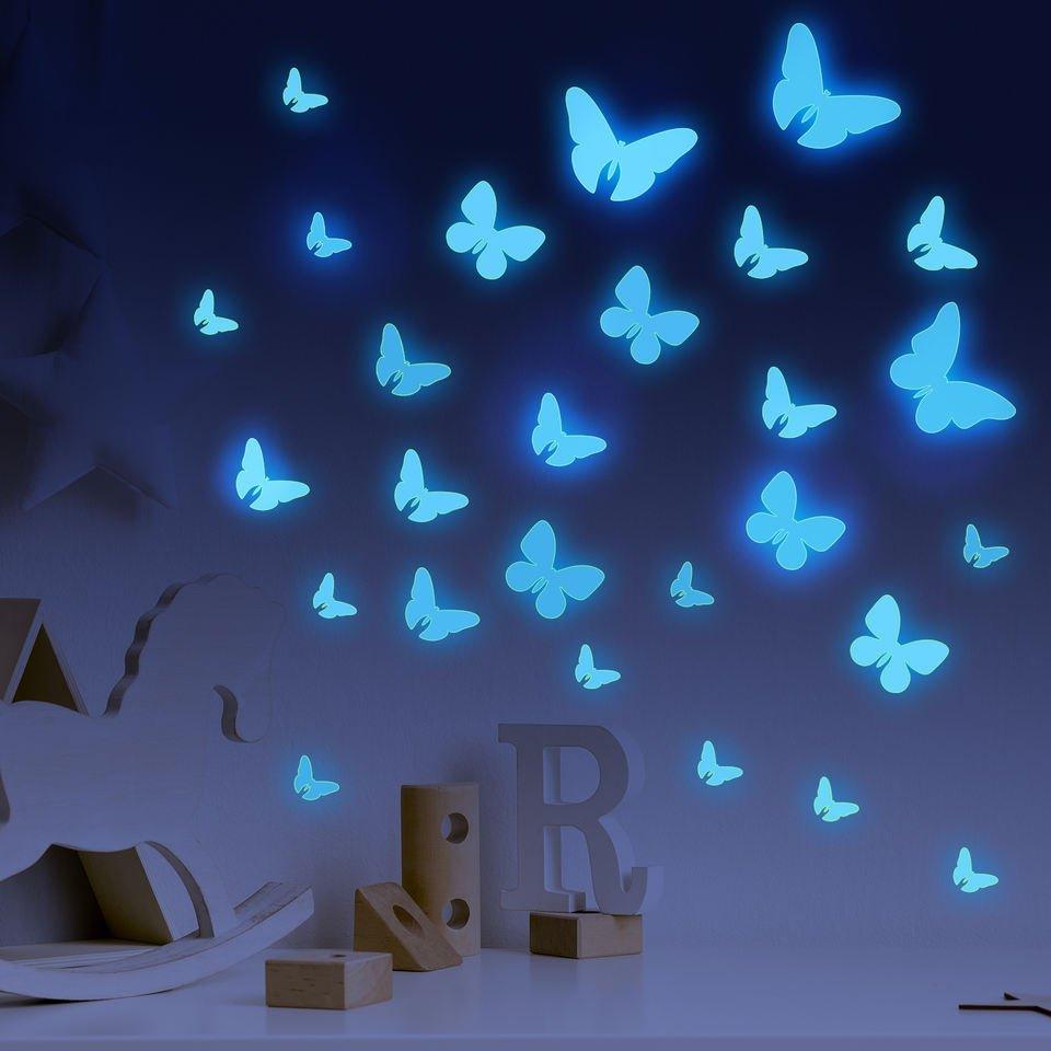 Luminous Butterfly Glow In Dark Wall Stickers - Fansee Australia