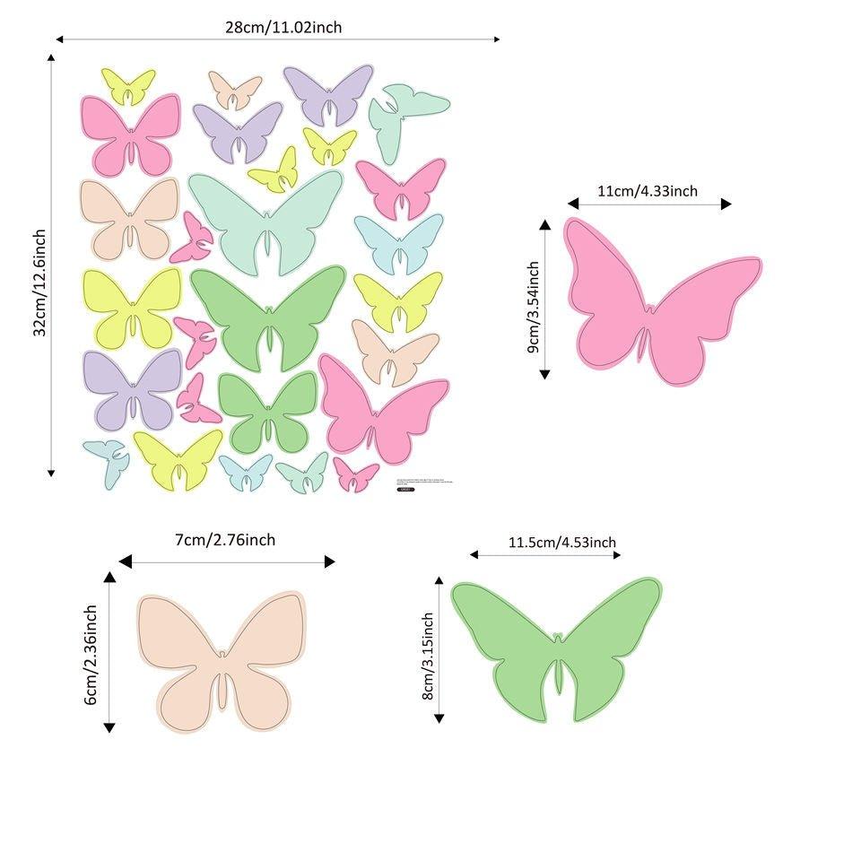 Luminous Butterfly Glow In Dark Wall Stickers - Fansee Australia