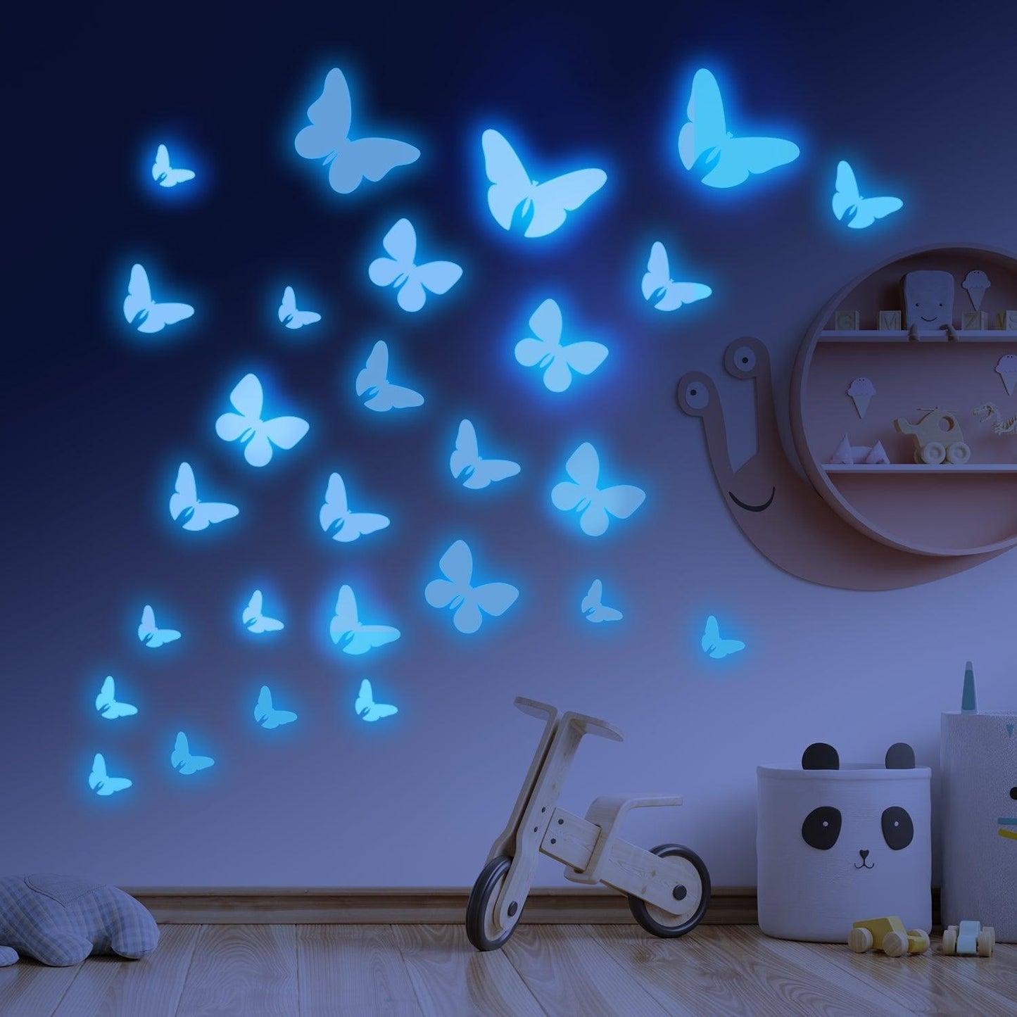 Luminous Butterfly Glow In Dark Wall Stickers - Fansee Australia