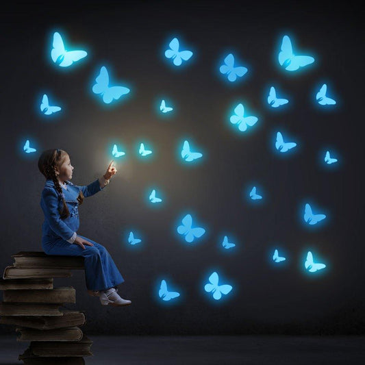 Luminous Butterfly Glow In Dark Wall Stickers - Fansee Australia