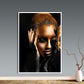 Golden Girl In Black Wall Art Canvas Print (60x90cm) - Fansee Australia