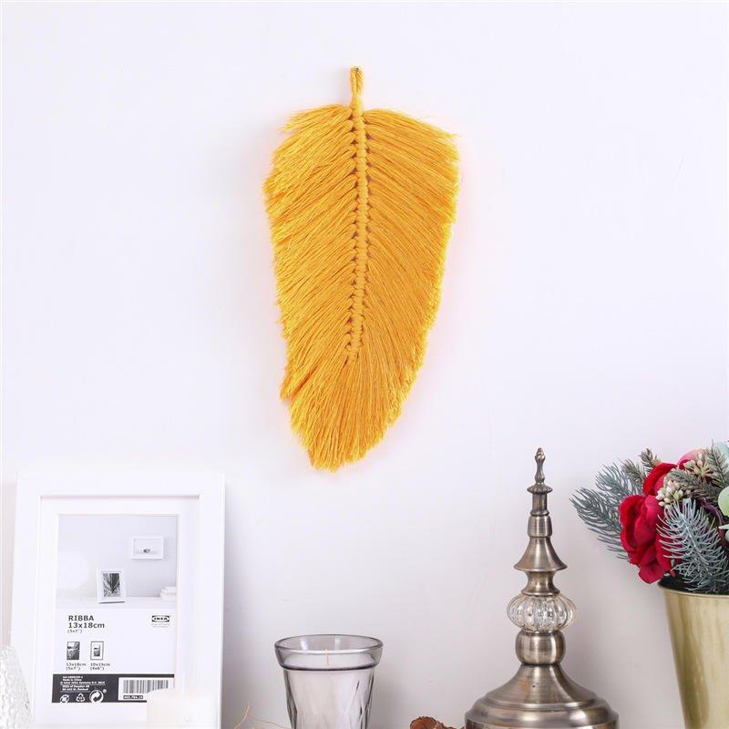 Beautiful Leaf Cotton Macrame Wall Hanging - Fansee Australia