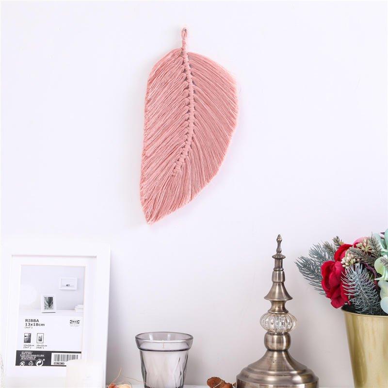 Beautiful Leaf Cotton Macrame Wall Hanging - Fansee Australia