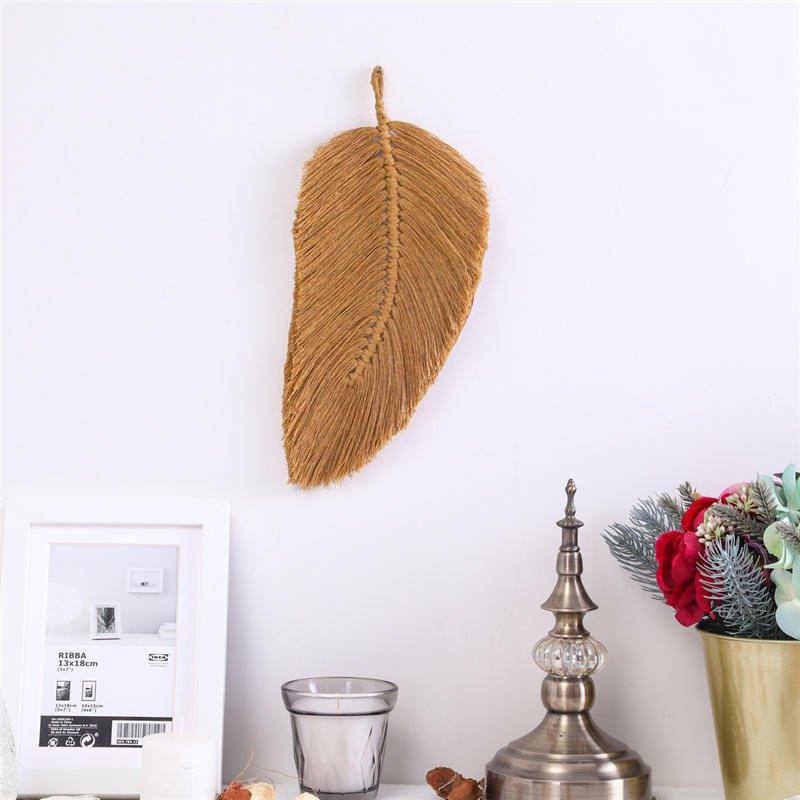 Beautiful Leaf Cotton Macrame Wall Hanging - Fansee Australia