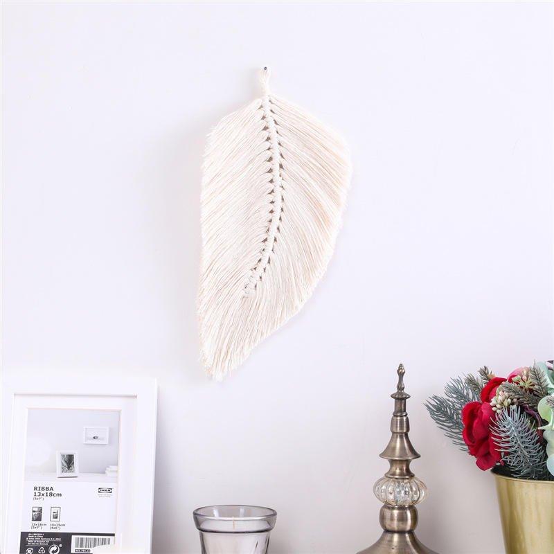 Beautiful Leaf Cotton Macrame Wall Hanging - Fansee Australia