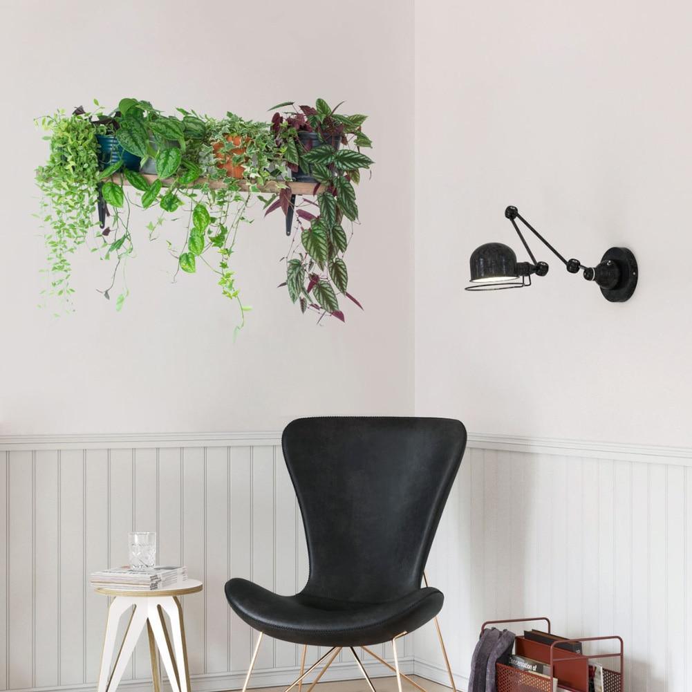 Green Plants In A Pot Wall Sticker - Fansee Australia