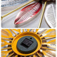 Handmade Sunflower Large Round Wall Clock - Fansee Australia