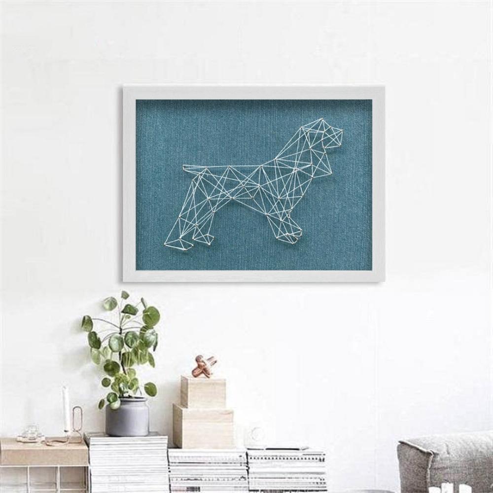 Handmade 3D Framed Wall Art Adorable Dog - (30x40cm) - Fansee Australia