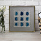 Handmade Agate Crystal Stone Framed Wall Art (60x60cm) - Fansee Australia