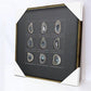 Handmade Black Agate Crystal Stone Framed Wall Art (60x60cm) - Fansee Australia