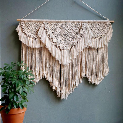 Handmade Extra Large Size Macrame Wall Hanging - artwallmelbourne