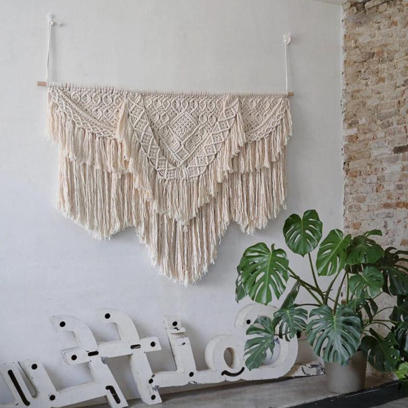 Handmade Extra Large Size Macrame Wall Hanging - artwallmelbourne