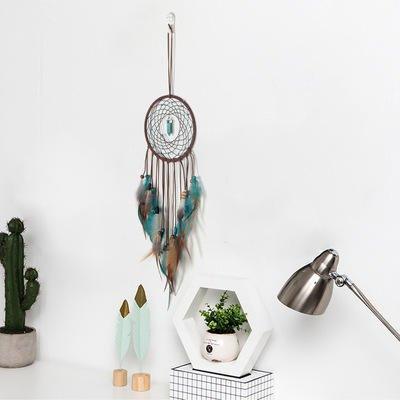 Handmade Feather Crochet Dream Catchers Wall Decor - Fansee Australia