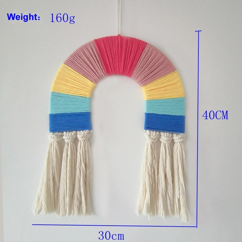 Handmade Rainbow Macrame Wall Hanging - Fansee Australia