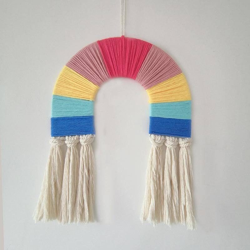 Handmade Rainbow Macrame Wall Hanging - Fansee Australia