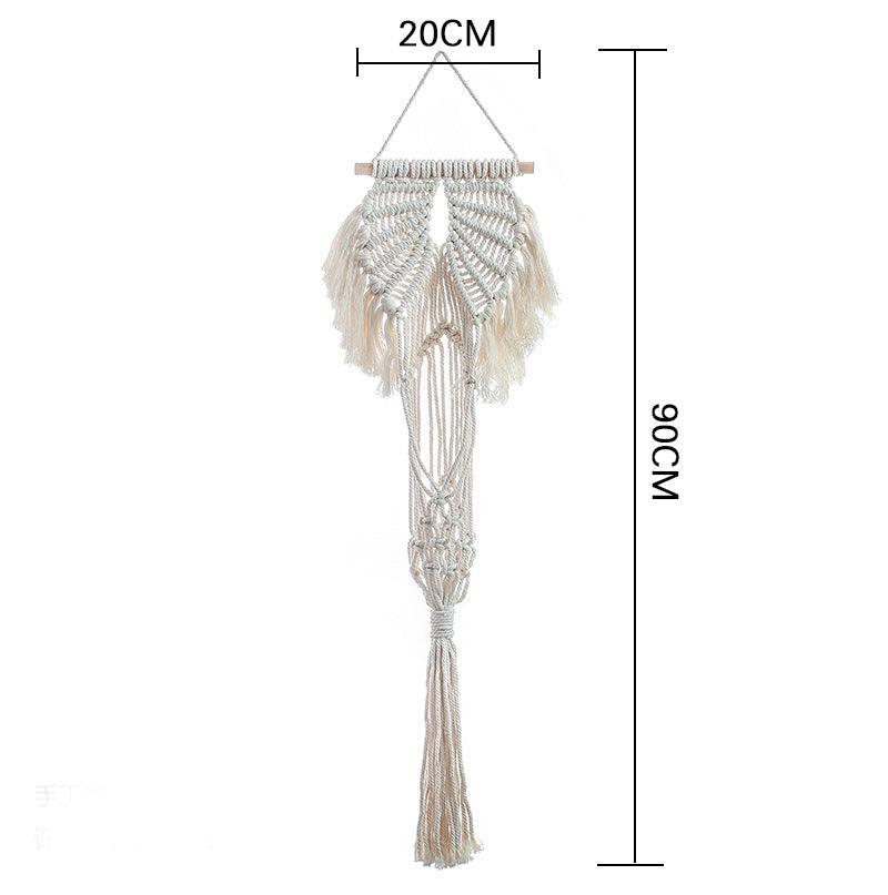 Handwoven Angel Wings Macrame Plant Hanger - artwallmelbourne