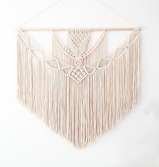 Handwoven Cotton Wall Hanging Macrame Tapestry - artwallmelbourne