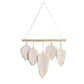 Handwoven Leaf Feather Macrame Wall Hanging - artwallmelbourne