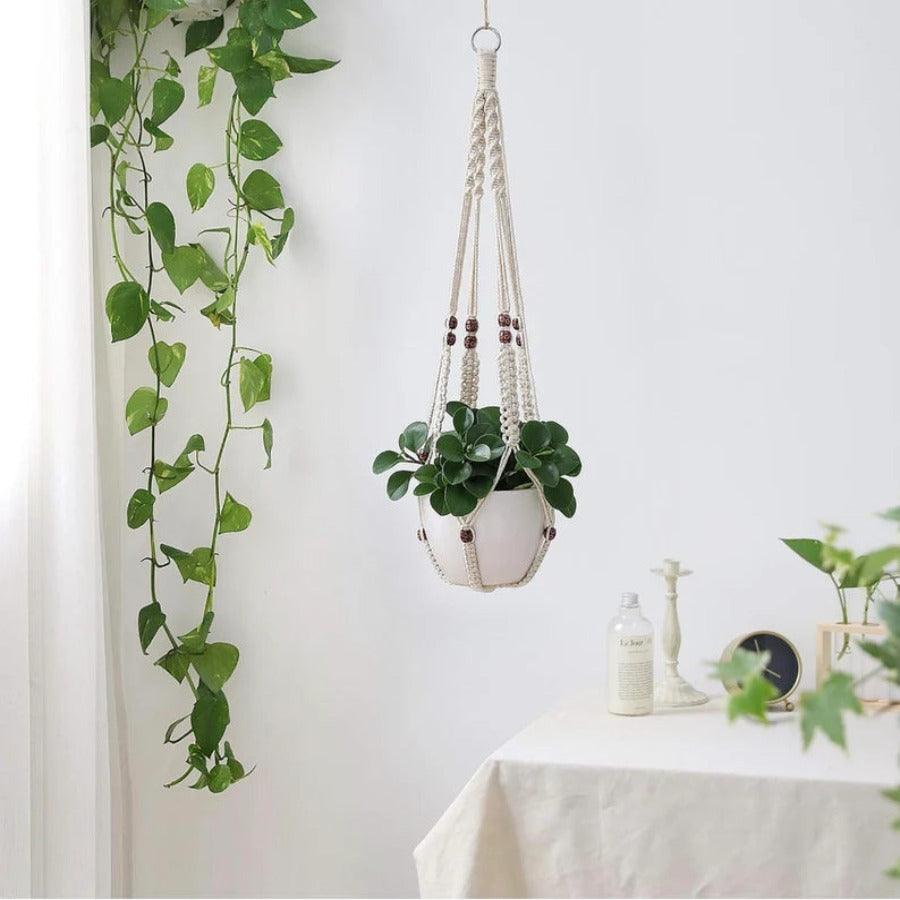 Handwoven Macrame Planters - 4 Pcs Set - artwallmelbourne