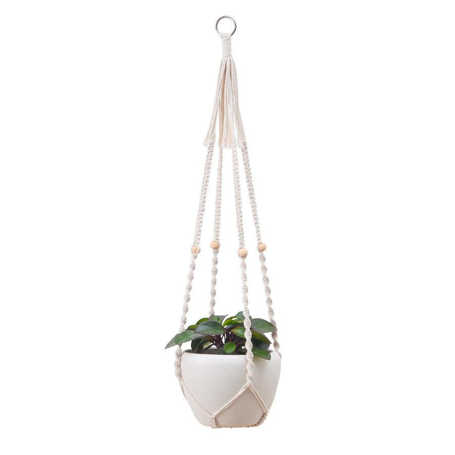 Handwoven Macrame Planters - 4 Pcs Set - artwallmelbourne