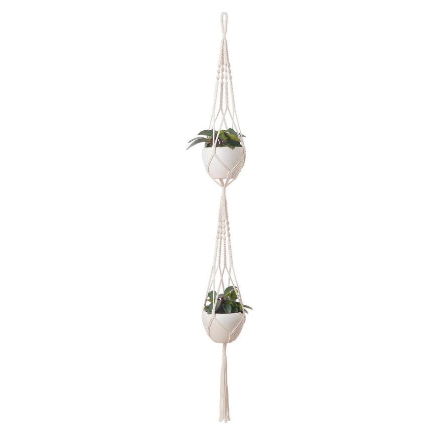 Handwoven Macrame Planters - 4 Pcs Set - artwallmelbourne