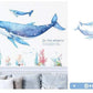 Large Humpback Whale Wall Stickers For Nursery - Fansee Australia