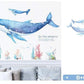 Large Humpback Whale Wall Stickers For Nursery - Fansee Australia