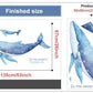 Large Humpback Whale Wall Stickers For Nursery - Fansee Australia