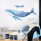Large Humpback Whale Wall Stickers For Nursery - Fansee Australia