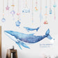 Large Humpback Whale Wall Stickers For Nursery - Fansee Australia