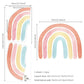Multicoloured Rainbow Removable Wall Stickers - Fansee Australia