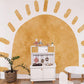 Boho Chic Sun Self-Adhesive Large Fabric Wall Decals - Fansee Australia