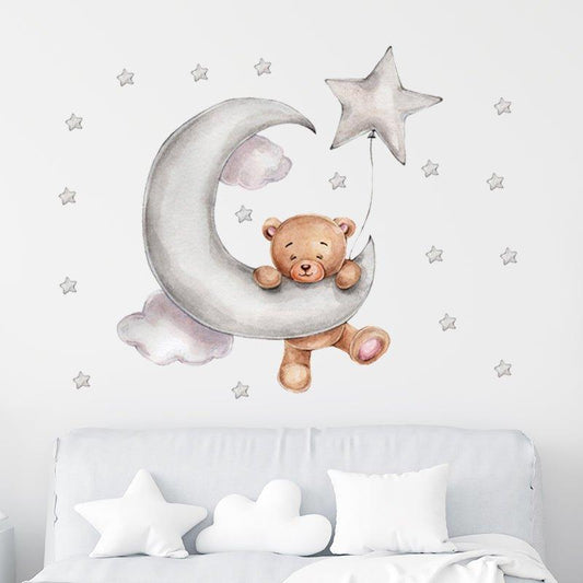 Lovable Baby Bear Wall Stickers - Fansee Australia