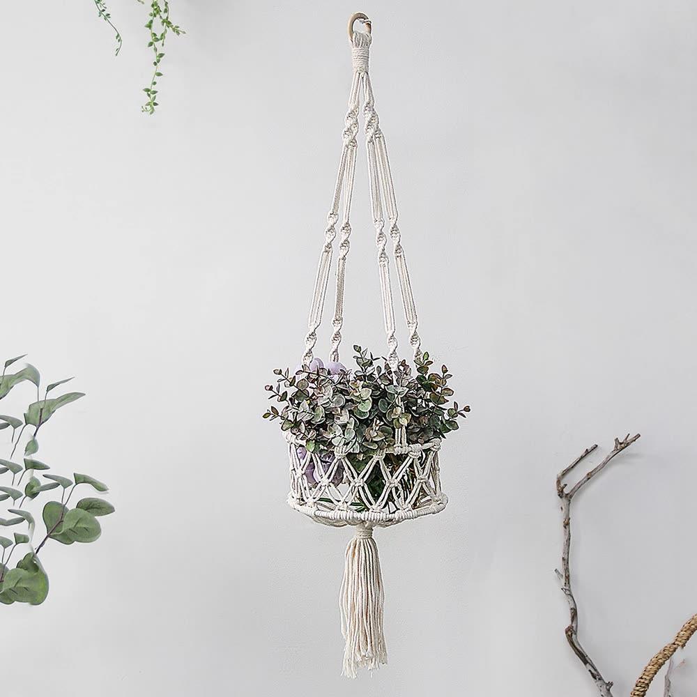 Macrame Wall Hanging Planter - artwallmelbourne