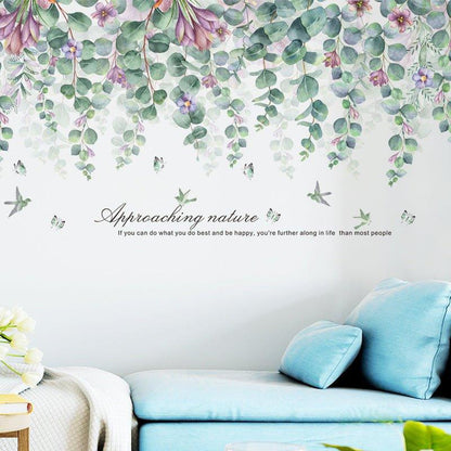 Majestic Colourful Leaves Wall Stickers - Fansee Australia