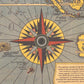 World Wonders Map Kraft Paper Wall Art Poster (68.5X51.5cm) - Fansee Australia