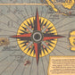 World Wonders Map Kraft Paper Wall Art Poster (68.5X51.5cm) - Fansee Australia