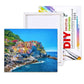 Nest In Blue Painting By Numbers Kit (40x50cm Stretched Canvas) - Fansee Australia