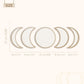 Phase Of The Moon Mirror Set Wall Decor Wall Art - Fansee Australia