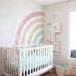 Extra Large Half Pink Rainbow Fabric Wall Stickers - Fansee Australia