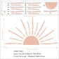 Pink Sunset Removable Wall Sticker - artwallmelbourne