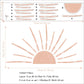 Pink Sunset Removable Wall Sticker - artwallmelbourne