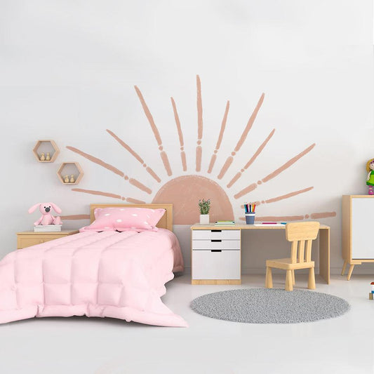 Pink Sunset Removable Wall Sticker - artwallmelbourne